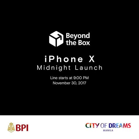 beyond the box city of dreams photos|iPhone X Midnight Launch of Beyond The Box at City of Dreams.